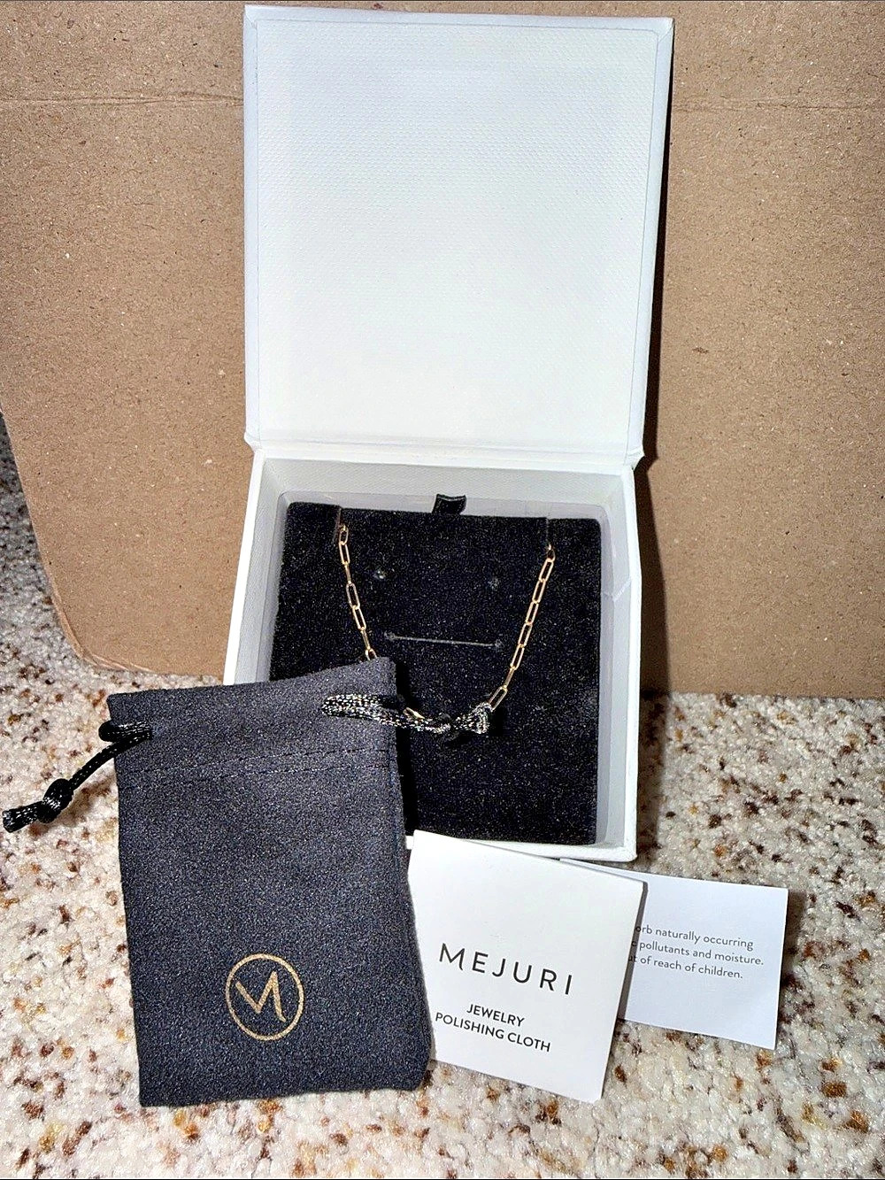 Mejuri Paperclip Chain Bracelet Gold